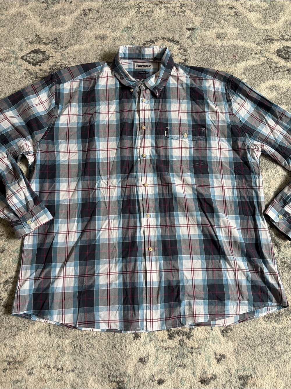Barbour Plaid Button Down Shirt